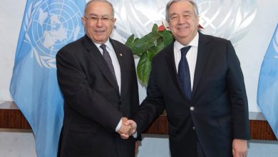 صورة الجزائر تؤكد دعمها للأمين العام للأمم المتحدة